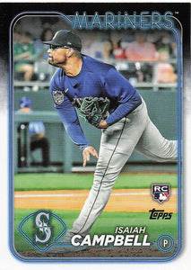 2024 Topps Baseball Isaiah Campbell #58 Rookie