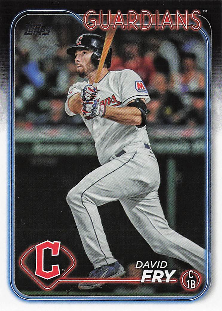 2024 Topps Baseball David Fry #446 Rookie