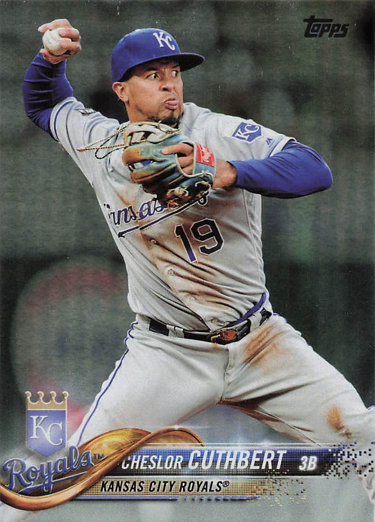2018 Topps Baseball Rainbow Foil Cheslor Cuthbert #72
