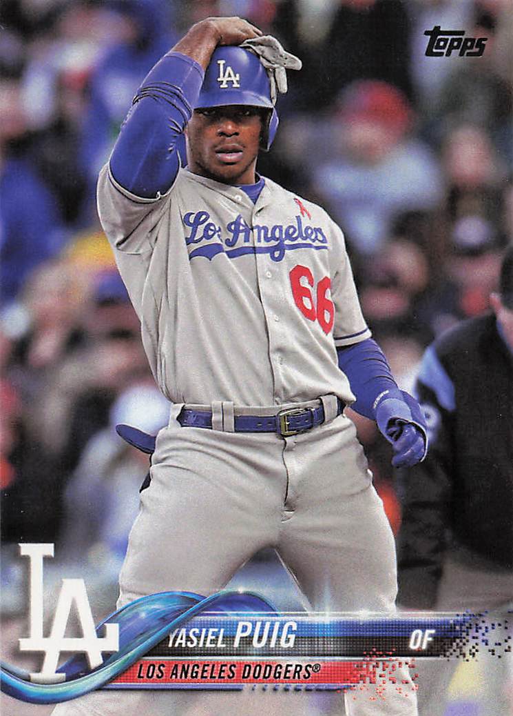 2018 Topps Baseball Yasiel Puig #89