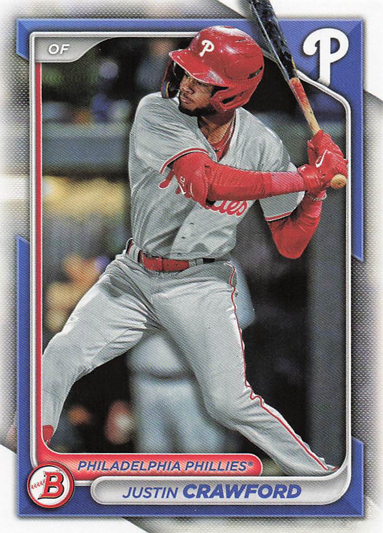 2024 Bowman Baseball Prospects Justin Crawford #BP-17