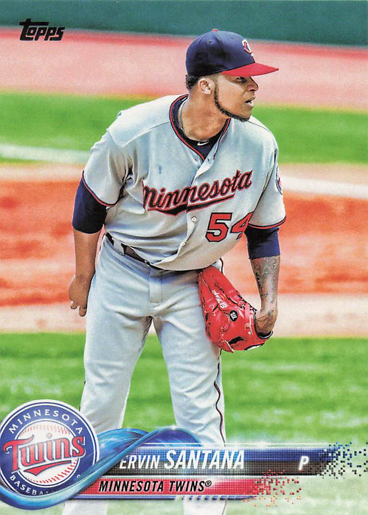 2018 Topps Baseball Ervin Santana #49