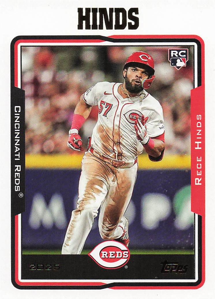 2025 Topps Archives Baseball Rece Hinds #287 Rookie