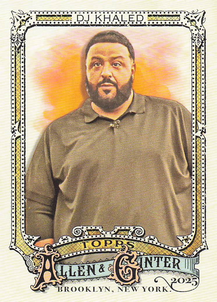 2025 Topps Allen & Ginter Baseball DJ Khaled #208