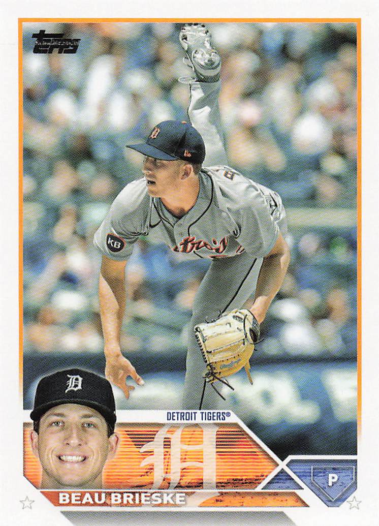 2023 Topps Baseball Beau Brieske #184
