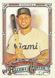 2025 Topps Allen & Ginter Baseball Agustín Ramírez #218 Rookie