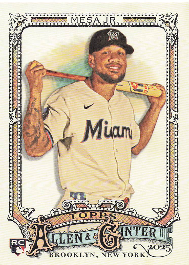 2025 Topps Allen & Ginter Baseball Victor Mesa Jr. #300 Rookie