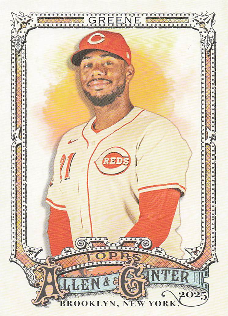 2025 Topps Allen & Ginter Baseball Hunter Greene #188