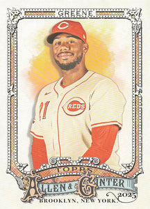 2025 Topps Allen & Ginter Baseball Hunter Greene #188