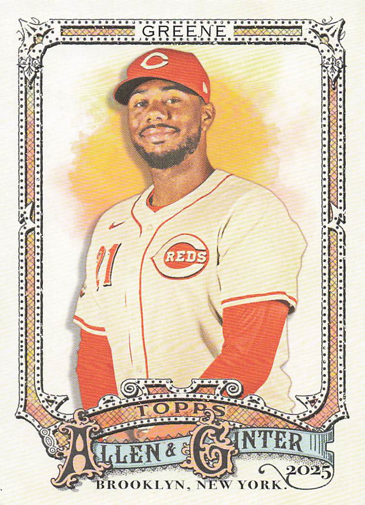 2025 Topps Allen & Ginter Baseball Hunter Greene #188