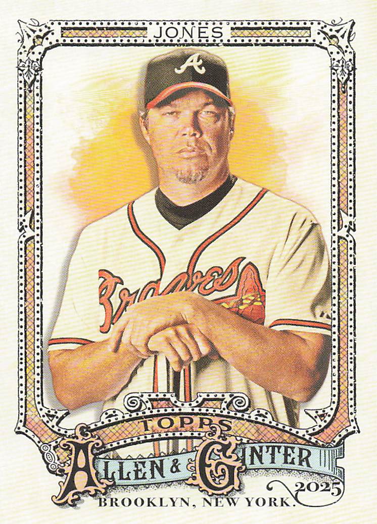 2025 Topps Allen & Ginter Baseball Chipper Jones #36