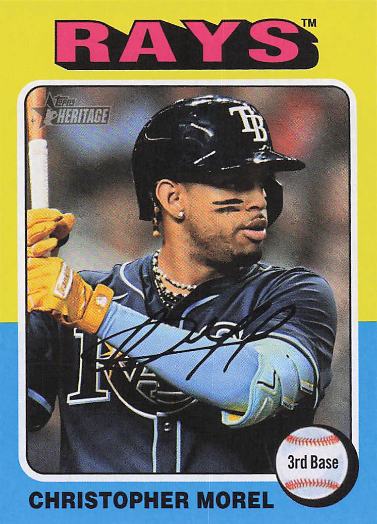 2024 Topps Heritage Baseball Christopher Morel #575