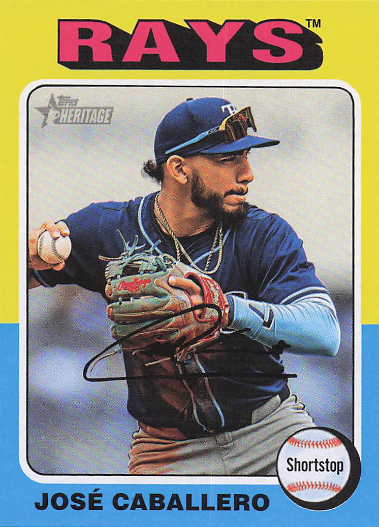 2024 Topps Heritage Baseball José Caballero #646