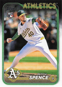 2024 Topps Update Baseball Mitch Spence #US28 Rookie