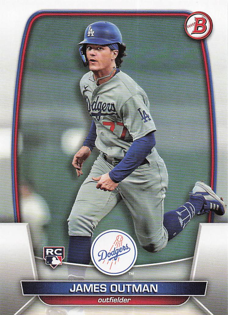 2023 Bowman Baseball James Outman #13 Rookie