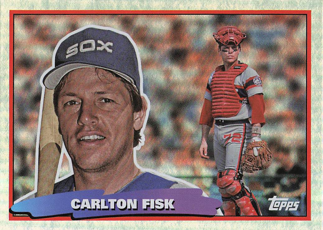 2022 Topps Archives Baseball 1988 Topps Big Foil Carlton Fisk #88BF-11