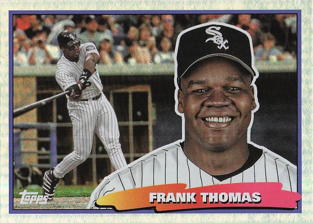 2022 Topps Archives Baseball 1988 Topps Big Foil Frank Thomas #88BF-45