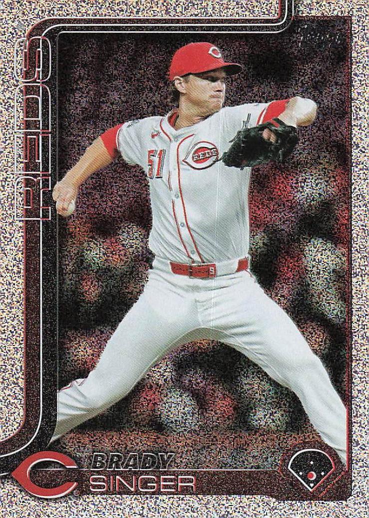 2025 Topps Update Baseball Sandglitter Brady Singer #US344
