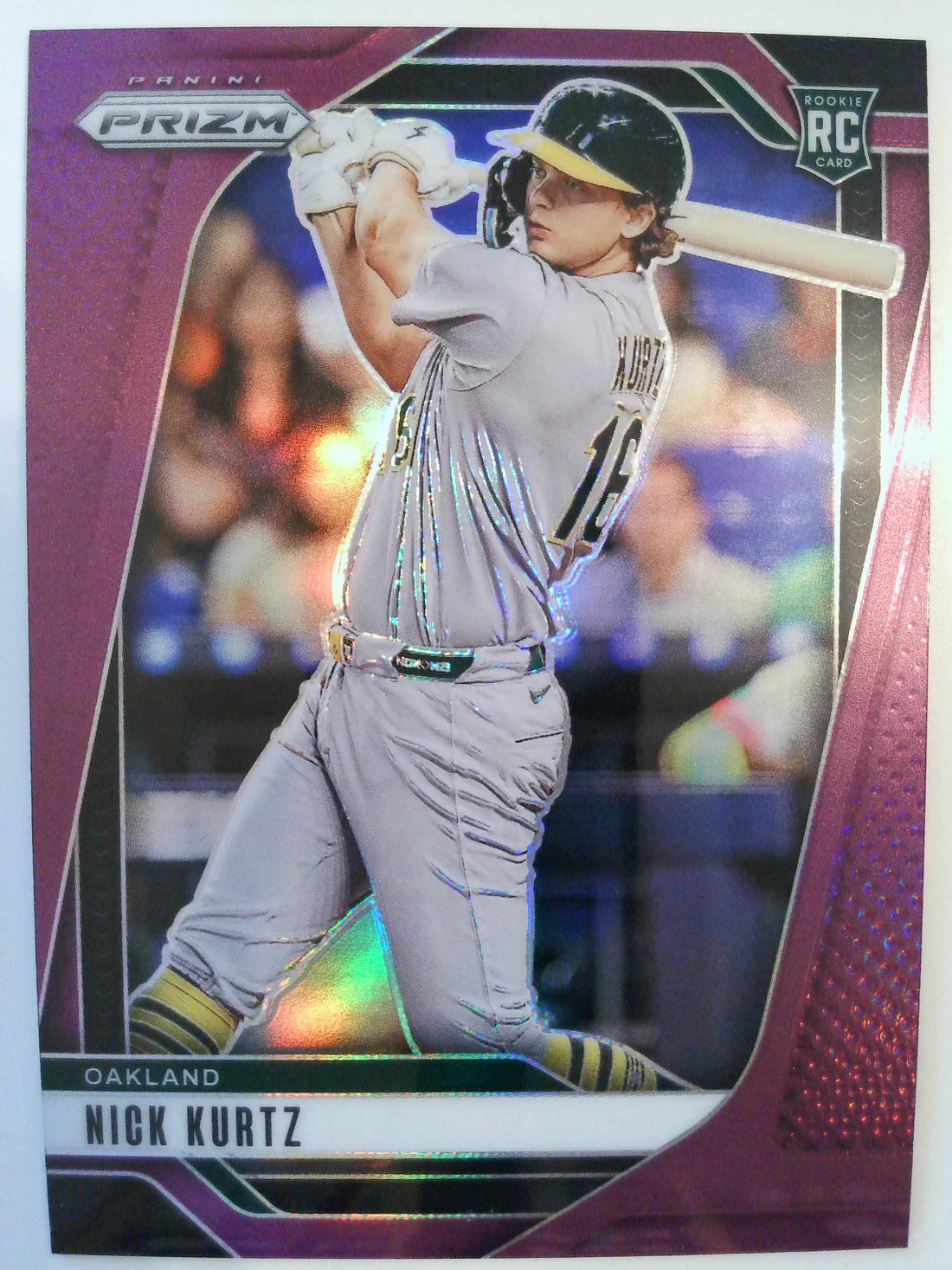 2025 Panini Prizm Baseball Purple Prizms 068/149 Nick Kurtz #213 Rookie