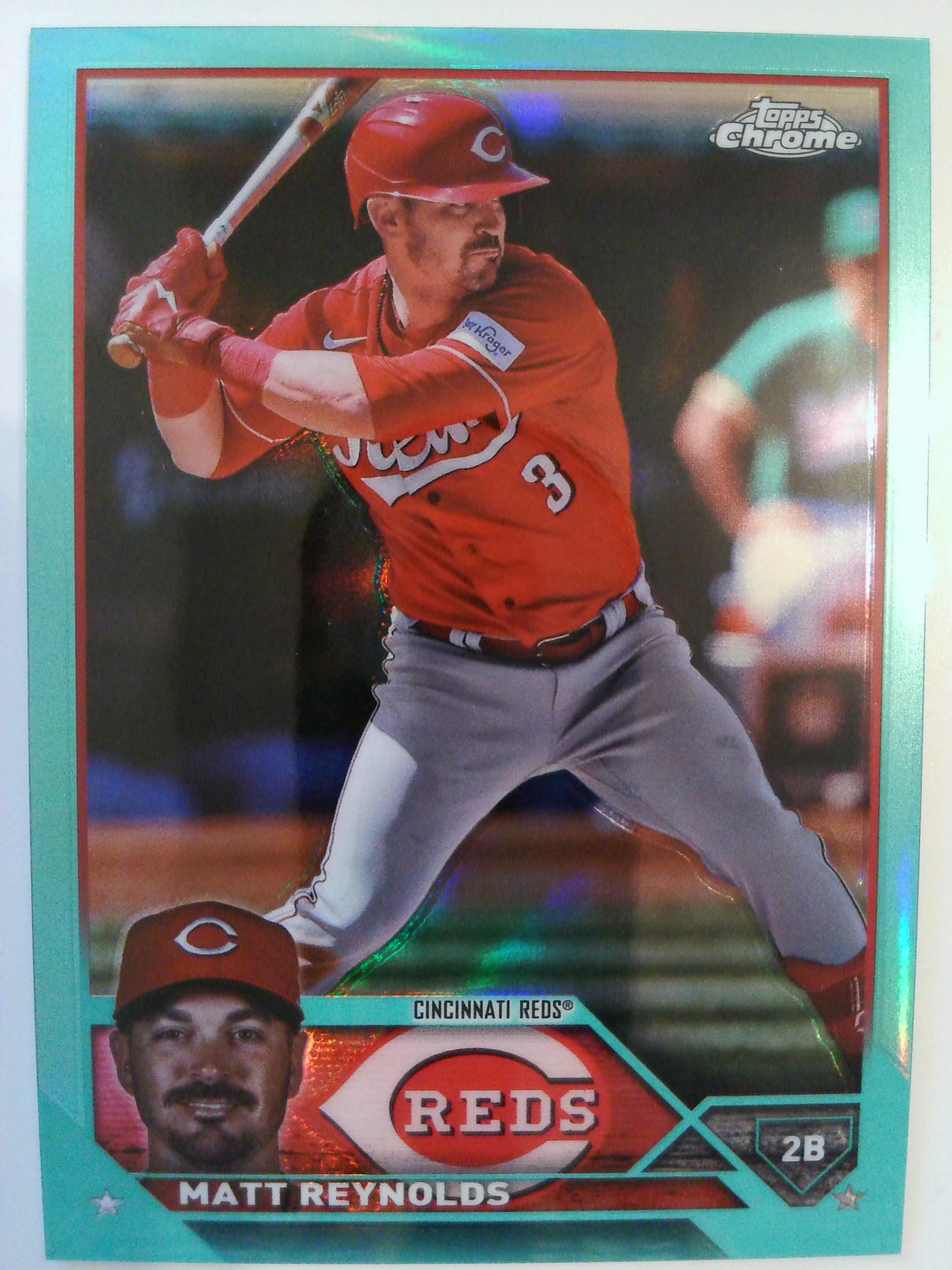 2023 Topps Chrome Update Baseball Aqua 171/199 Matt Reynolds #USC3