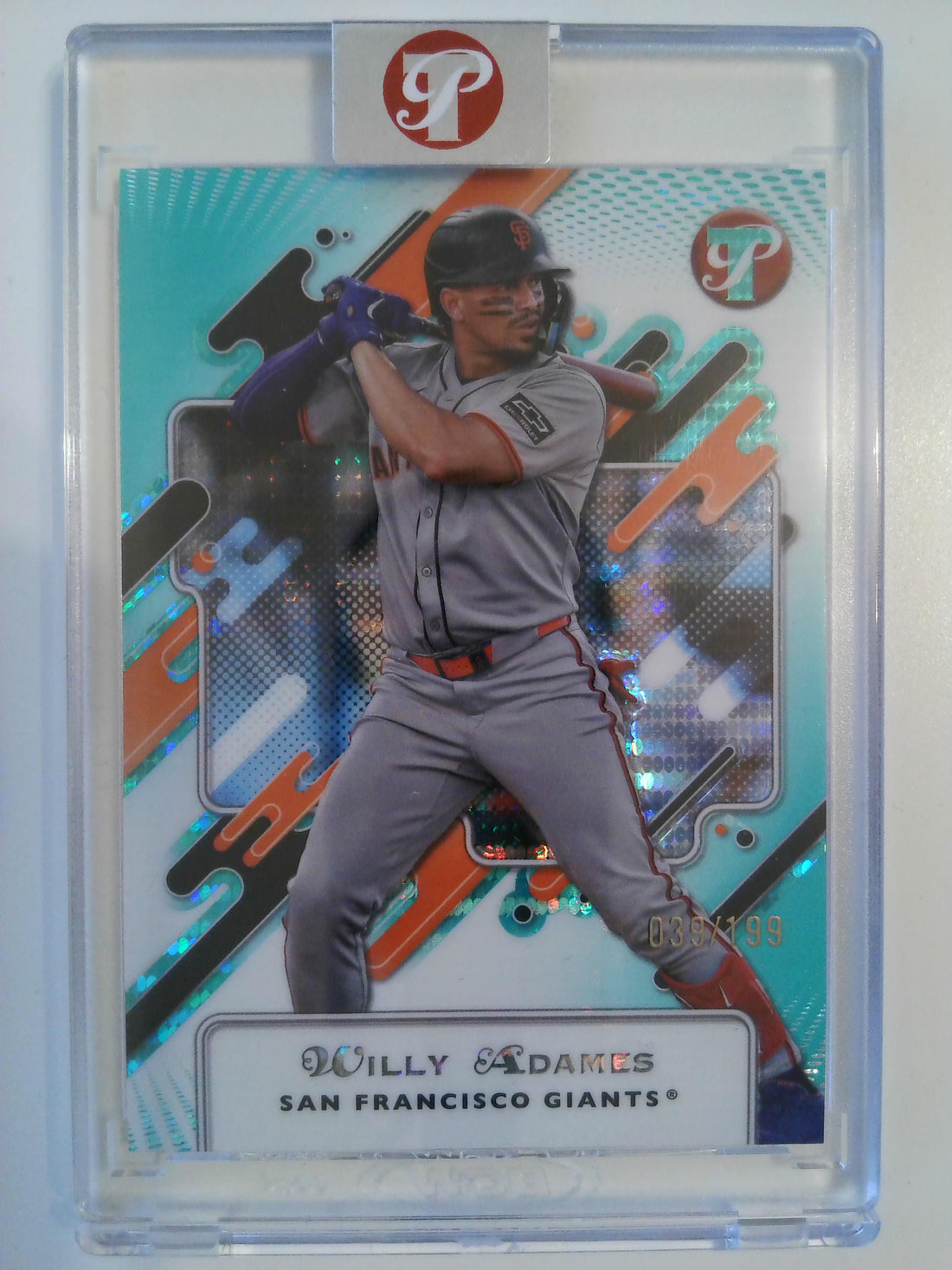 2025 Topps Pristine Baseball Pristine Aqua Refractor 039/199 Willy Adames #218