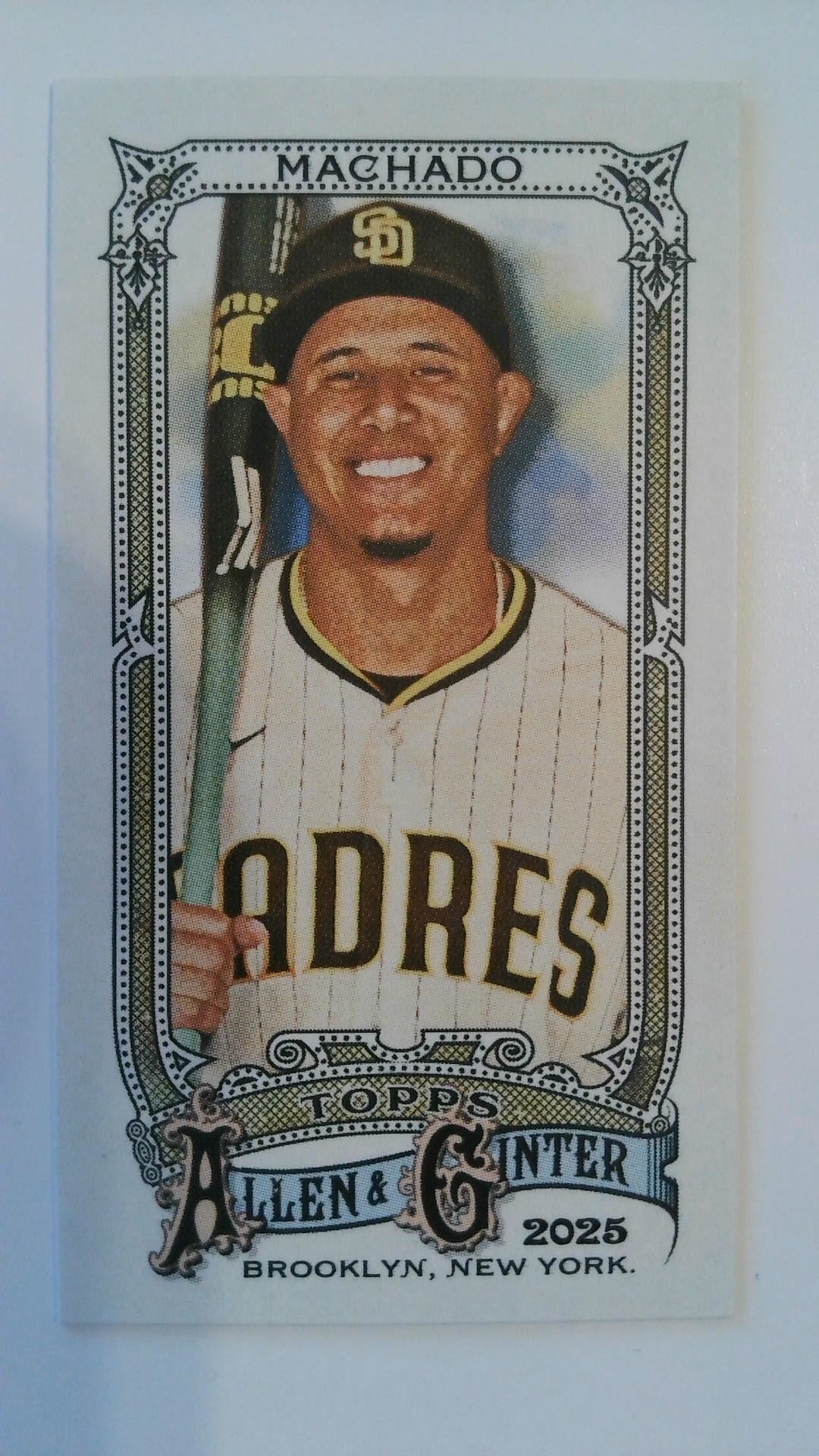 2025 Topps Allen & Ginter Baseball Mini A & G Back Manny Machado #134