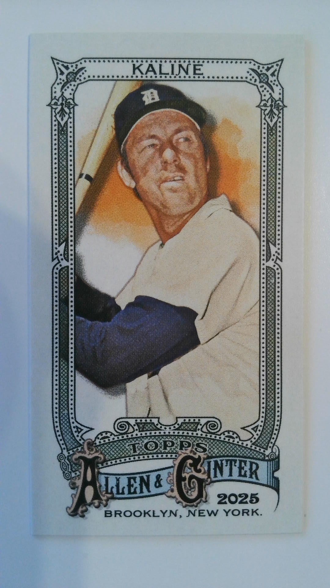 2025 Topps Allen & Ginter Baseball Mini A & G Back Al Kaline #68
