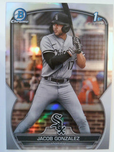 2023 Bowman Draft Baseball Chrome Refractor Jacob Gonzalez #BDC-167 Rookie