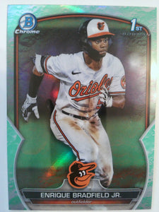 2023 Bowman Draft Chrome Lunar Glow Refractor Enrique Bradfield Jr. #BDC-188