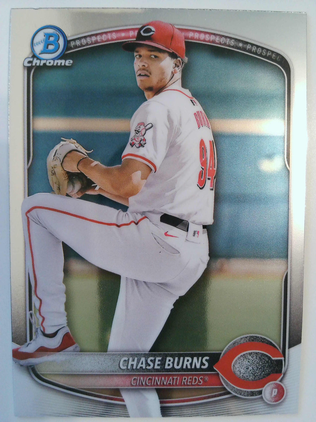 2025 Bowman Baseball Chrome Prospects Chase Burns #BCP-122