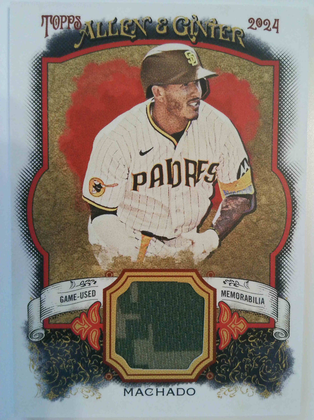 2024 Topps Allen & Ginter Baseball Full-Size Relics A Manny Machado #AGR-MM