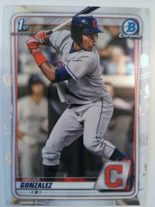 2020 Bowman Baseball Chrome Prospects Oscar Gonzalez #BCP-109