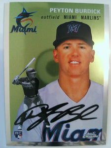 2023 Topps Chrome Platinum Anniversary Baseball Peyton Burdick #61 Rookie