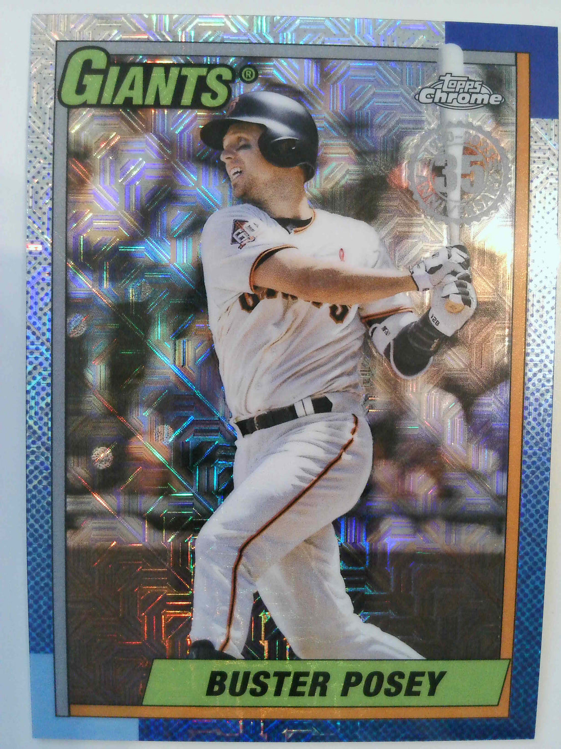 2025 Topps Update Baseball 1990 Topps Baseball Chrome Buster Posey #U90C-92