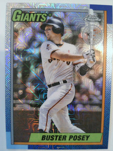 2025 Topps Update Baseball 1990 Topps Baseball Chrome Buster Posey #U90C-92