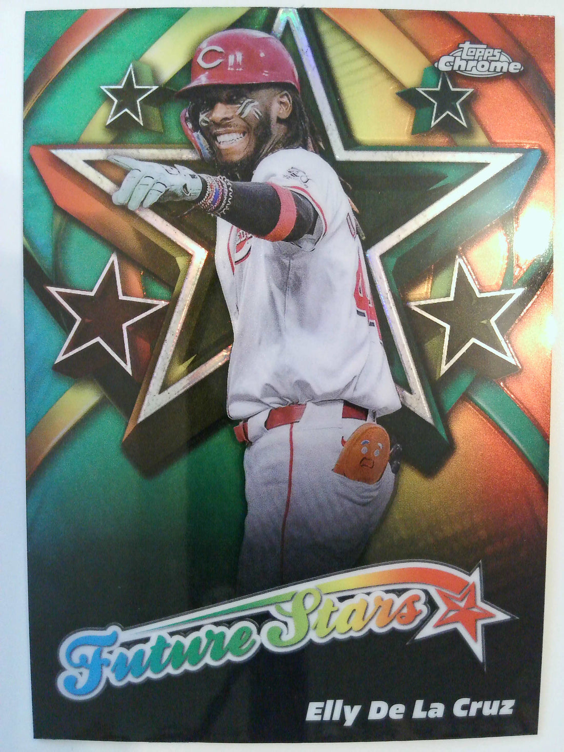 2025 Topps Chrome Baseball Future Stars Elly De La Cruz #FS-7