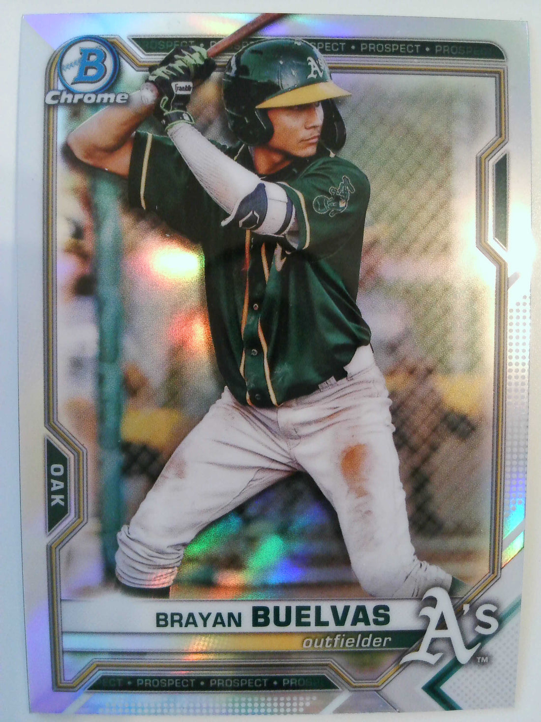 2021 Bowman Draft Baseball Chrome Refractor Brayan Buelvas #BDC-39