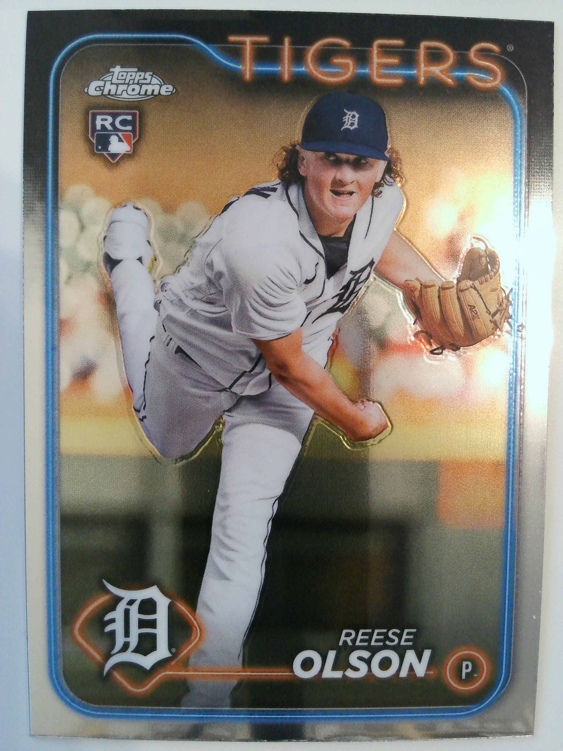 2024 Topps Chrome Baseball Reese Olson #40 Rookie