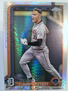 2025 Topps Chrome Baseball Prism Refractors Kerry Carpenter #299