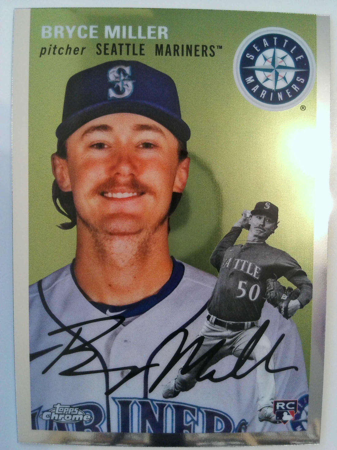 2023 Topps Chrome Platinum Anniversary Baseball Bryce Miller #268 Rookie