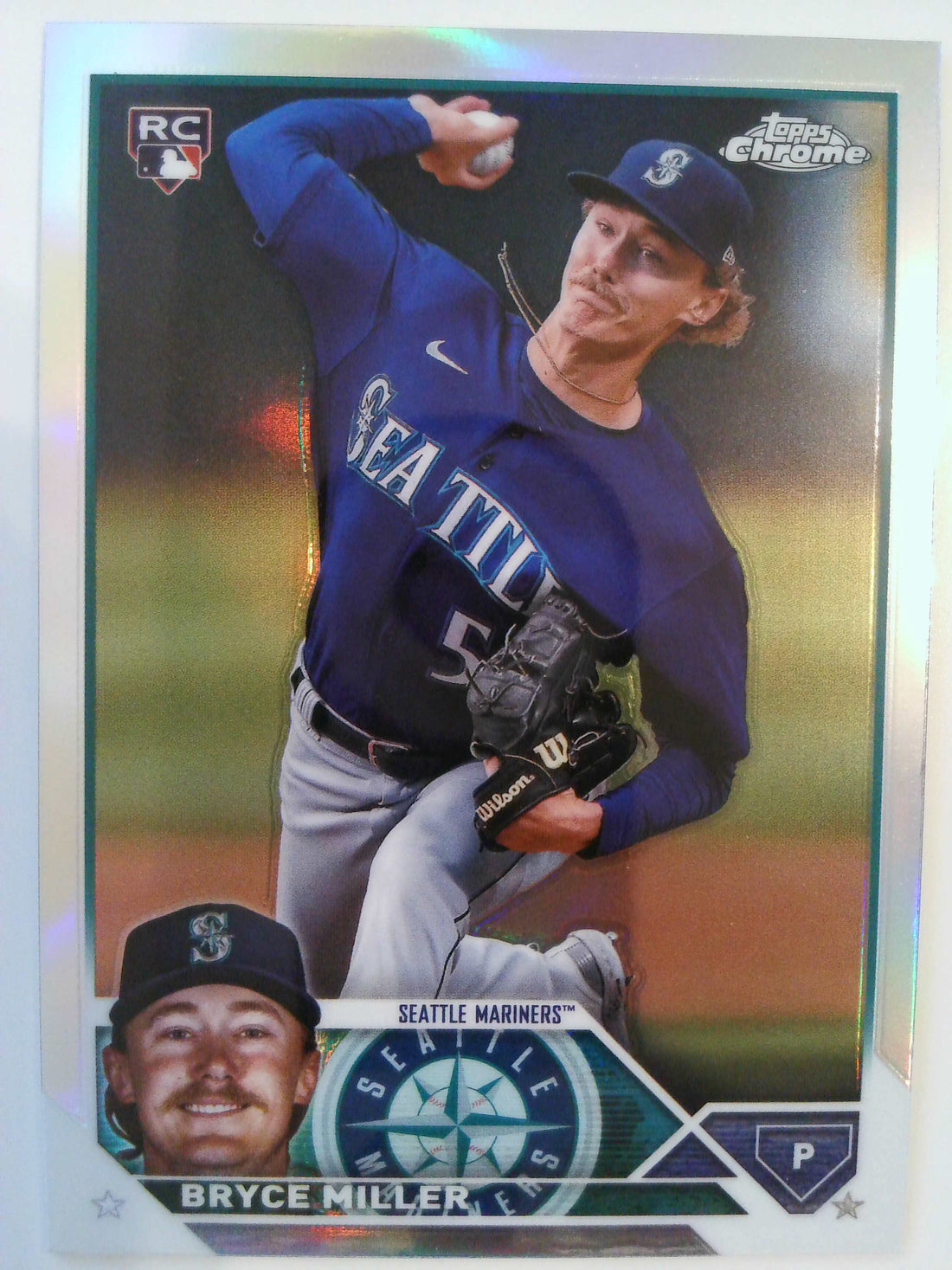 2023 Topps Chrome Update Baseball Refractor Bryce Miller #USC131 Rookie