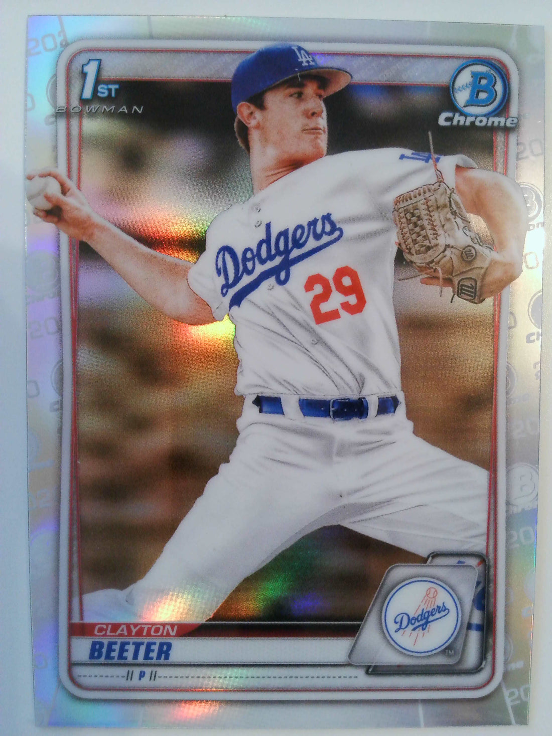 2020 Bowman Draft Baseball Chrome Refractor Clayton Beeter #BD-30
