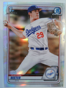 2020 Bowman Draft Baseball Chrome Refractor Clayton Beeter #BD-30