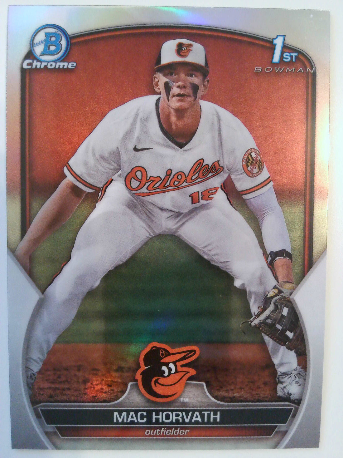 2023 Bowman Draft Baseball Chrome Refractor Mac Horvath #BDC-90