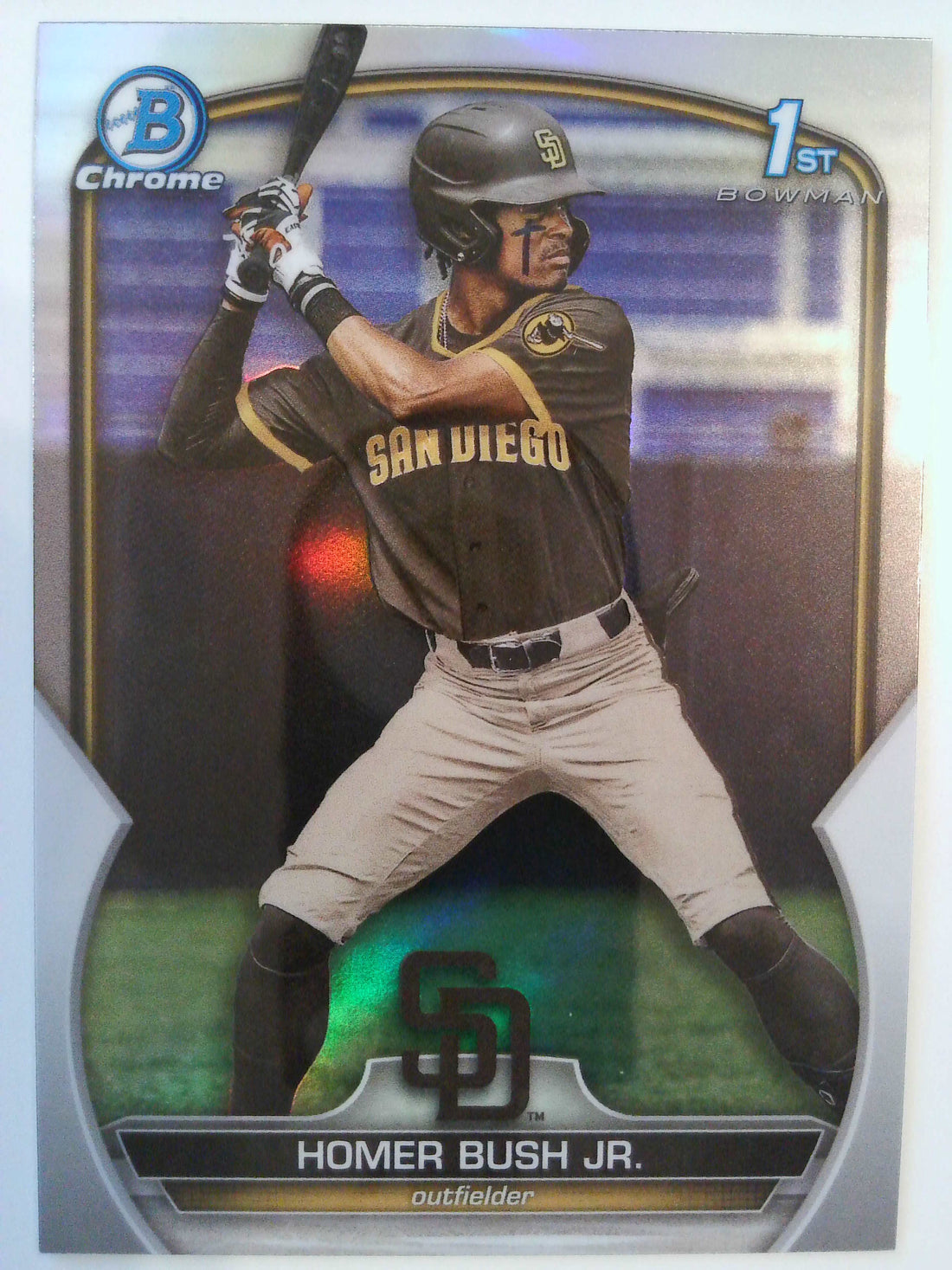 2023 Bowman Draft Baseball Chrome Refractor Homer Bush Jr. #BDC-124