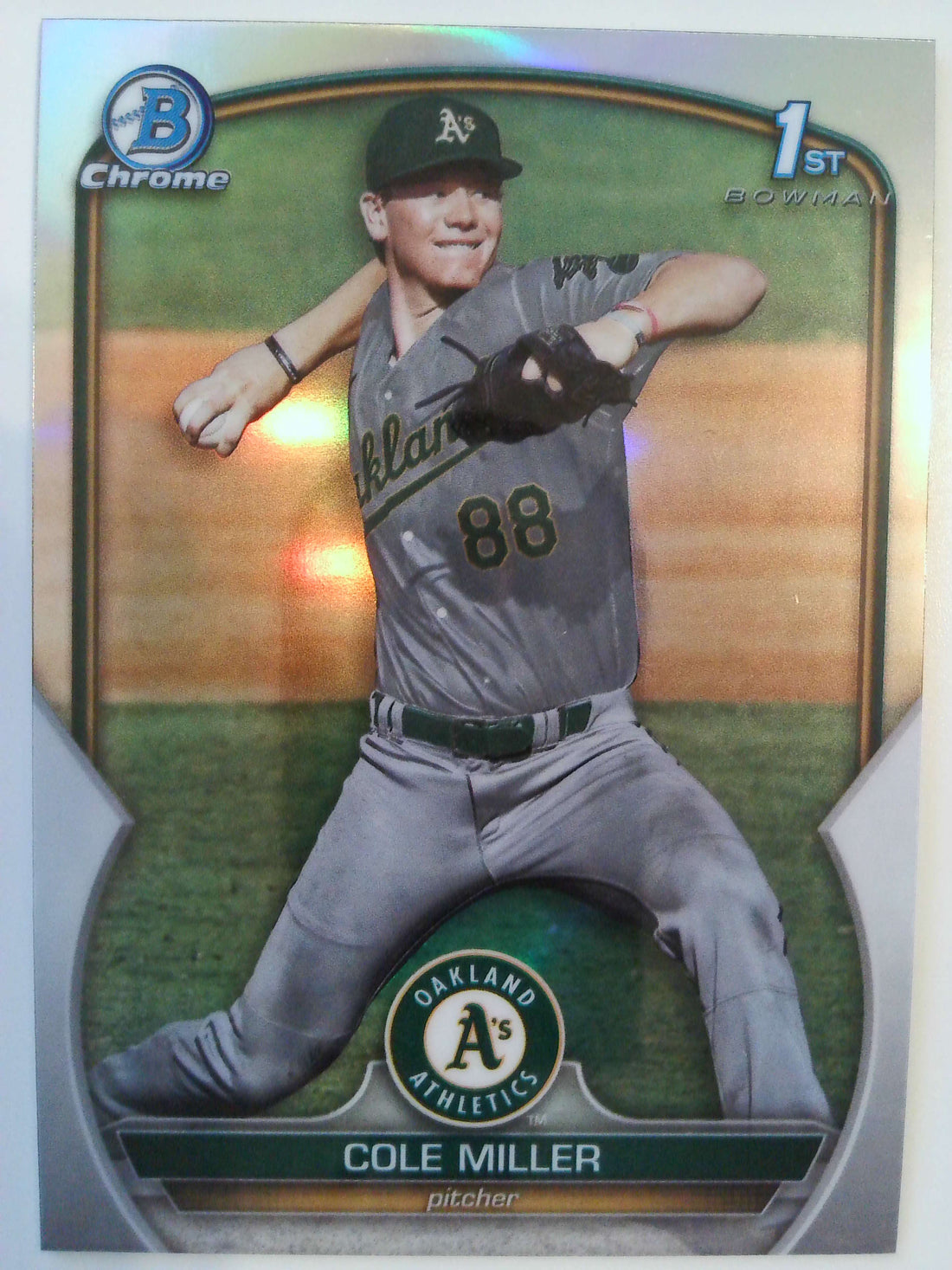 2023 Bowman Draft Baseball Chrome Refractor Cole Miller #BDC-51