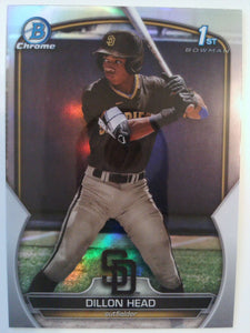 2023 Bowman Draft Baseball Chrome Refractor Dillon Head #BDC-7