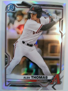 2021 Bowman Draft Baseball Chrome Refractor Alek Thomas #BDC-105
