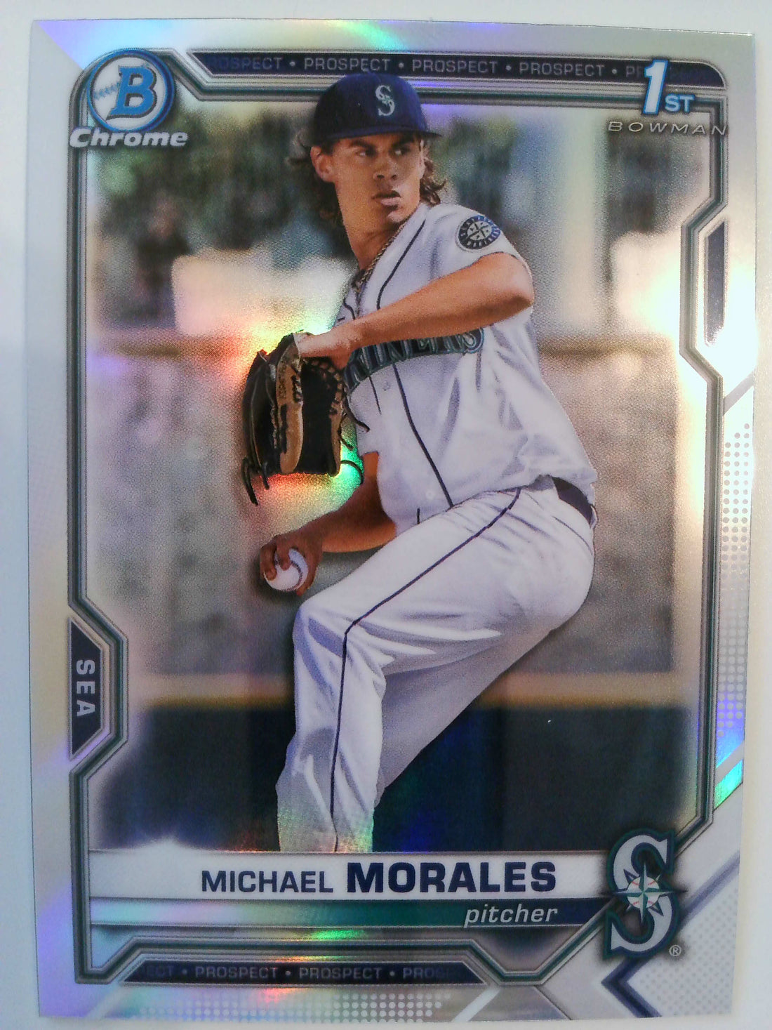 2021 Bowman Draft Baseball Chrome Refractor Michael Morales #BDC-160