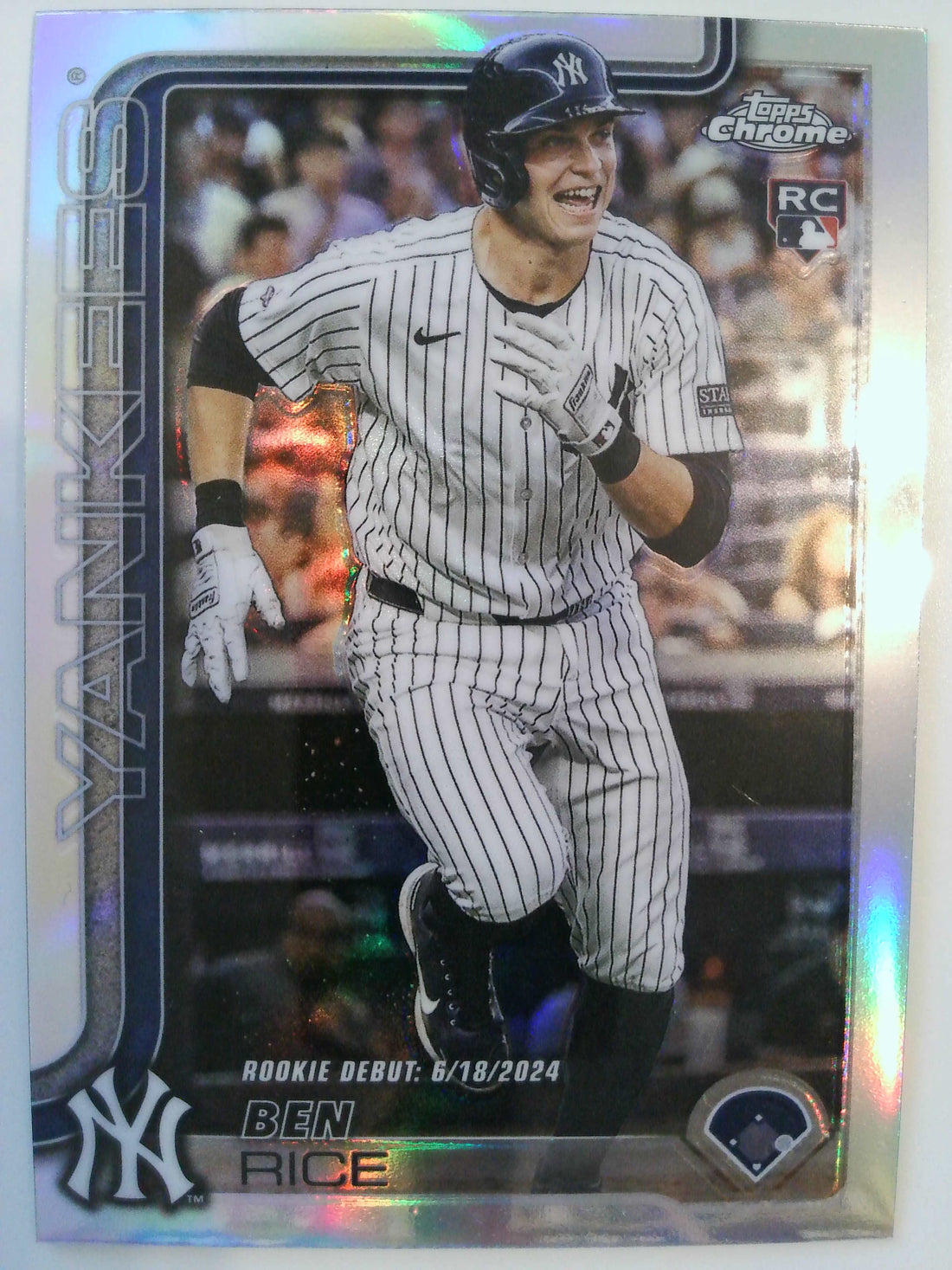 2025 Topps Chrome Update Baseball Refractors Ben Rice #USC138 Rookie